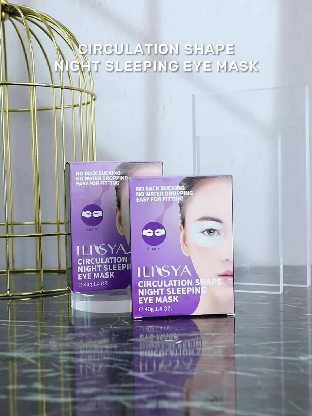 fachgo | ILISYA C Circulating Eye Mask - 5 Pairs, Moisturizing and Firm, Suitable for a Variety of Skin Types, Containing Niacinamide and Hyaluronic Acid, Moisturizing Eye Skin, Eye Care, Make Skin Smooth and Tender