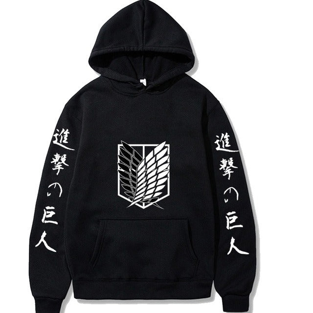 Attack giant peripheral printed hoodie sportswear men's new hoodie