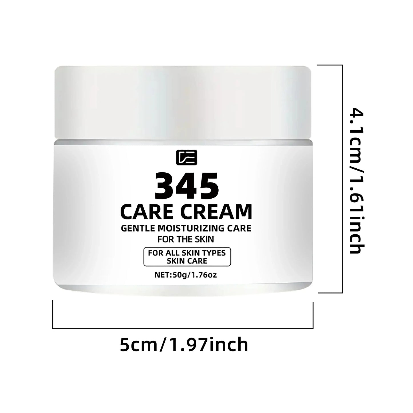 fachgo | 345 CARE CREAM: Collagen & Niacinamide Moisturizer - Daily Hydrating, Firming & Even skin tone Face Cream for All Skin Types