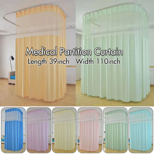 fachgo | Hospital Medical Curtain Beauty Salon Curtains SPA Patient Blind Drapes Private Drape Window Treatment Panel Drapes With Hooks