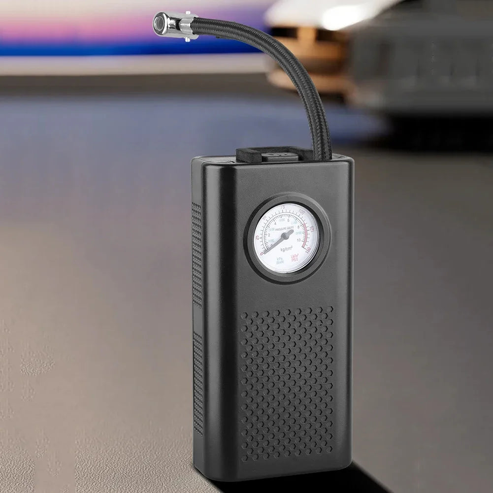 fachgo | Electric Air Compressor USB Charging Portable Bike Pump Multifunctional Electric Tire Pump for Motorbike Auto Bicycle