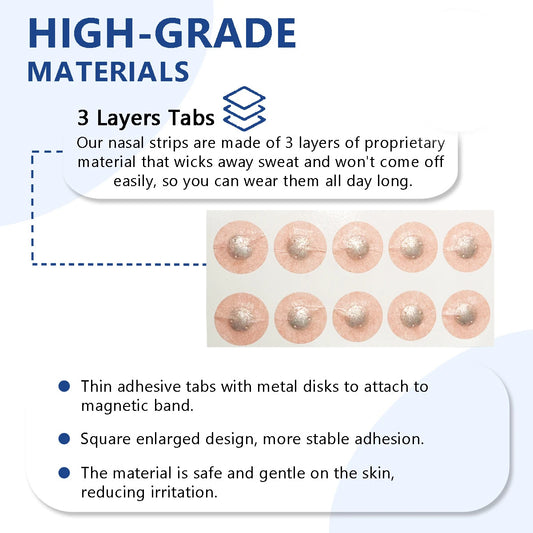 fachgo | Nasal breathing dilators Magnetic Nasal Strips Increase Air Intake Improve Sleep Quality Reduce Snoring