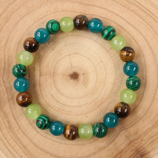 fachgo | Tiger Eye Stone Bohemian Bracelet for Women