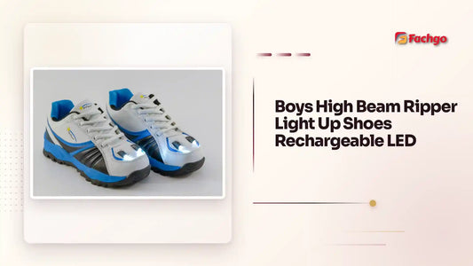 Boys High Beam Ripper Light Up Shoes Rechargeable LED by@Outfy