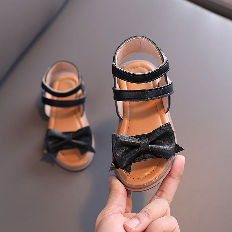 fachgo | Girls' Sandals 2022 Summer New Arrival Baby Kids Princess Shoes Korean Version Soft Sole Girls' Shoes Little Girl Beach Shoes