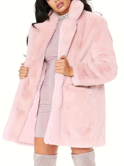 fachgo | Women’s Winter Plush Teddy Coat