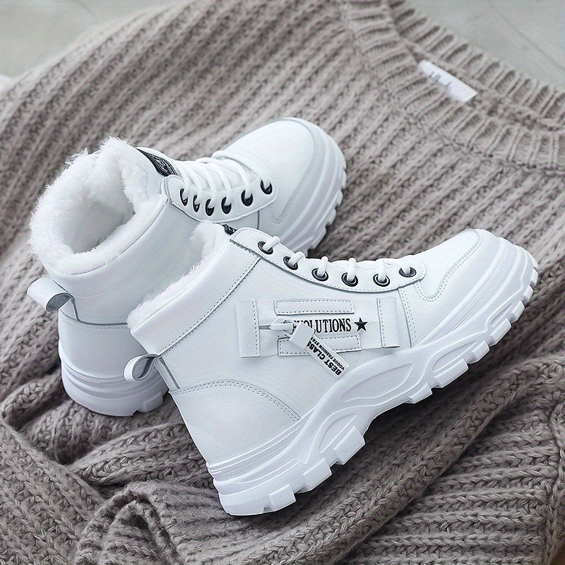 fachgo | Women’s Fleece-Lined Winter Ankle Boots