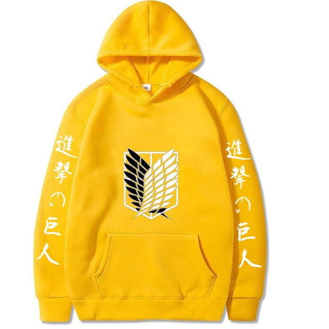 Attack giant peripheral printed hoodie sportswear men's new hoodie
