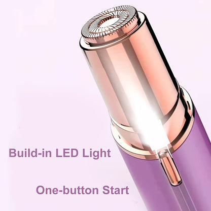 fachgo | Women's Painless Hair Remover, Battery Powered Facial Hair Remover