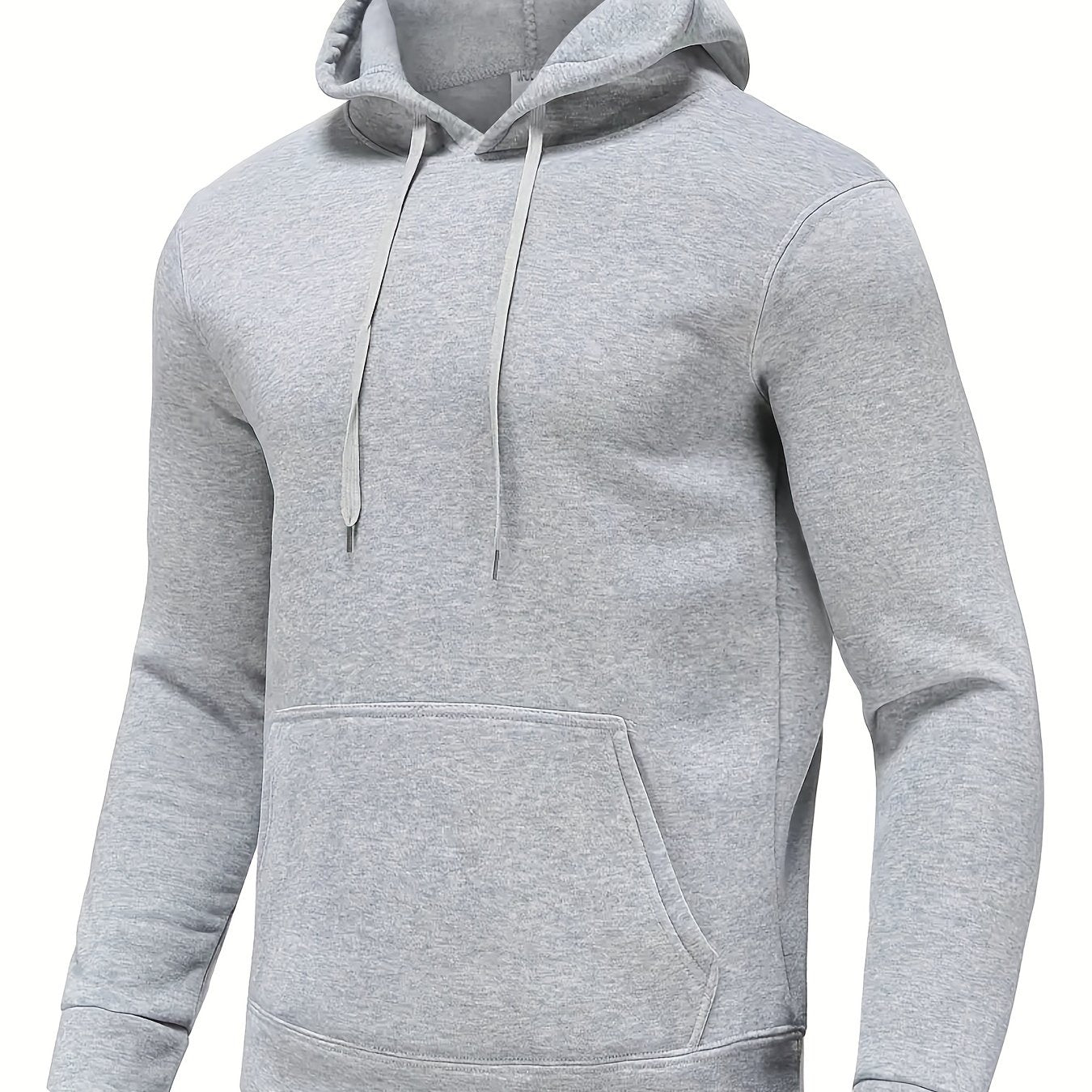 fachgo | Men's Solid Color Hoodies, Casual Loose Fit Drawstring Hooded Sweatshirt With Pocket Best Sellers