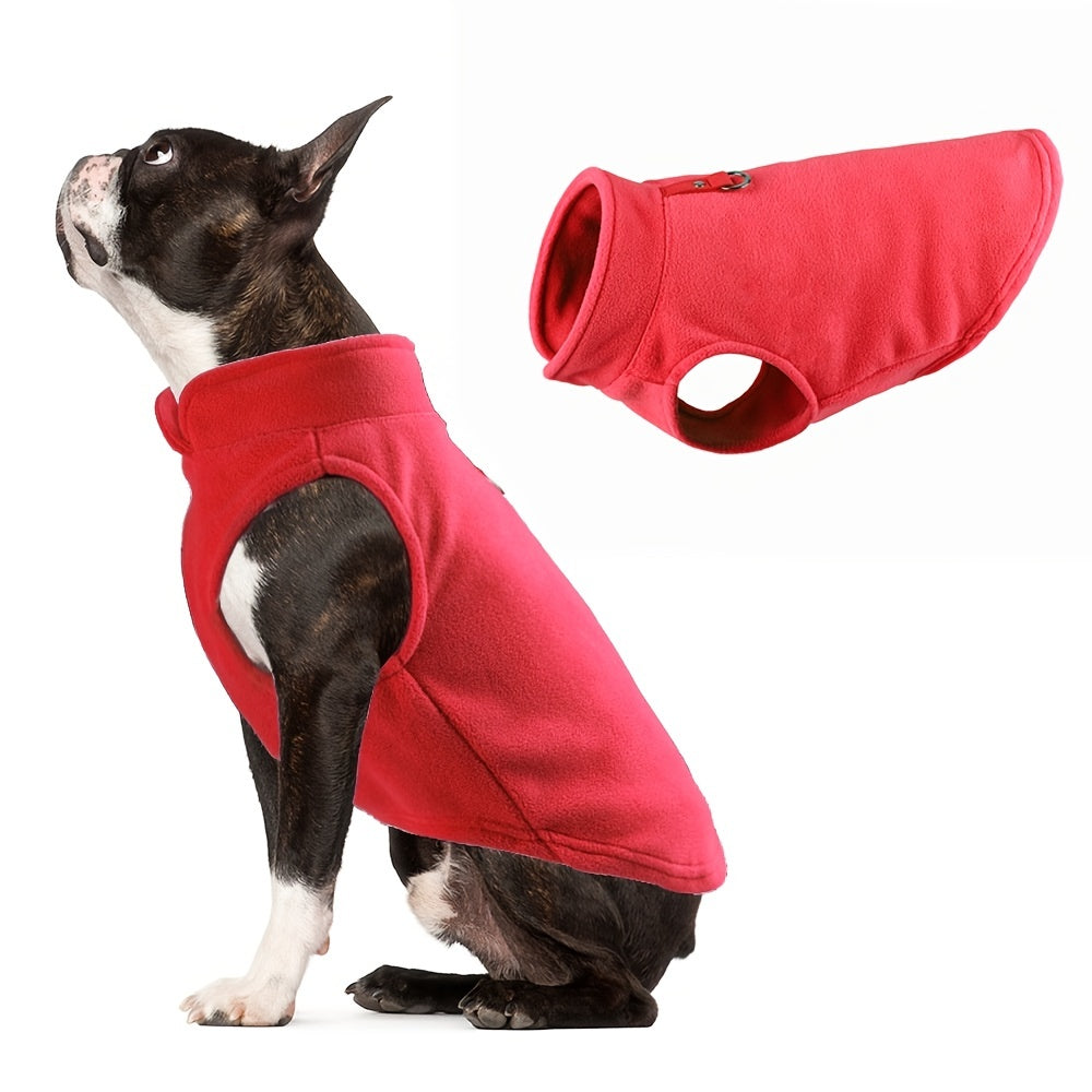 fachgo | Winter Soft Fleece Pet Dog Clothes Puppy Clothing French Bulldog Coat Pug Costumes Jacket For Small