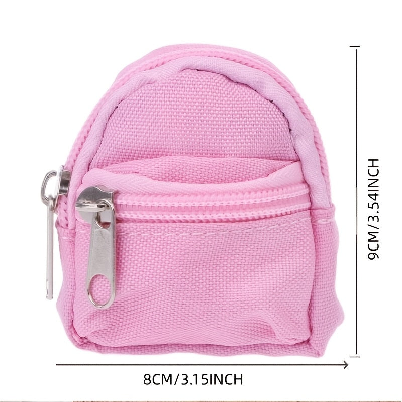 fachgo | [LABUBU Mini Doll Bag] LABUBU Mini Doll Bag | 30CM 1/6 BJD Backpack | Doll House Decoration Toy Accessories Gift for Halloween Christmas