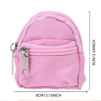 fachgo | [LABUBU Mini Doll Bag] LABUBU Mini Doll Bag | 30CM 1/6 BJD Backpack | Doll House Decoration Toy Accessories Gift for Halloween Christmas