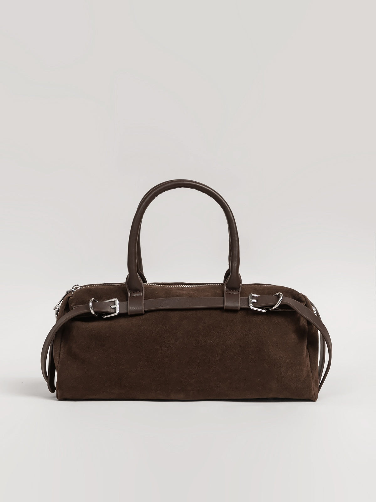 Stylish brown Women's handbag made of artificial leather, measuring 30x12x16 cm, perfect accessory for any outfit.