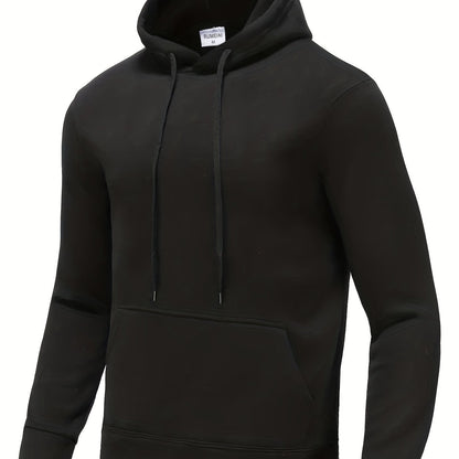 fachgo | Men's Solid Color Hoodies, Casual Loose Fit Drawstring Hooded Sweatshirt With Pocket Best Sellers