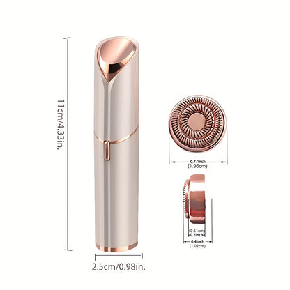 fachgo | Women's Painless Hair Remover, Battery Powered Facial Hair Remover