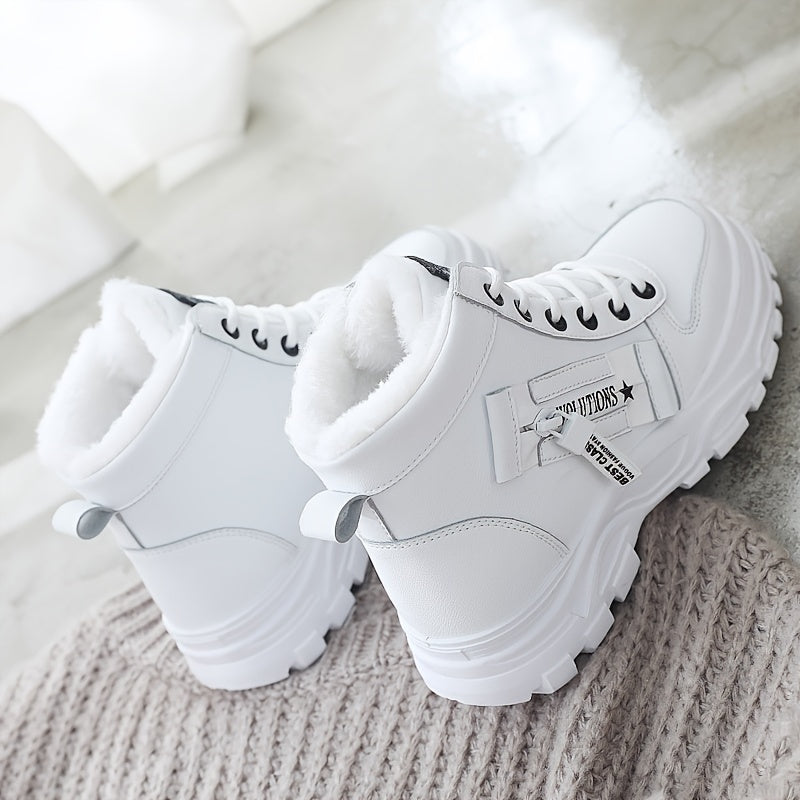 fachgo | Women’s Fleece-Lined Winter Ankle Boots