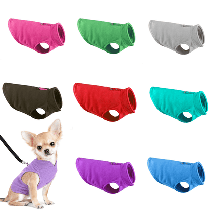 fachgo | Winter Soft Fleece Pet Dog Clothes Puppy Clothing French Bulldog Coat Pug Costumes Jacket For Small