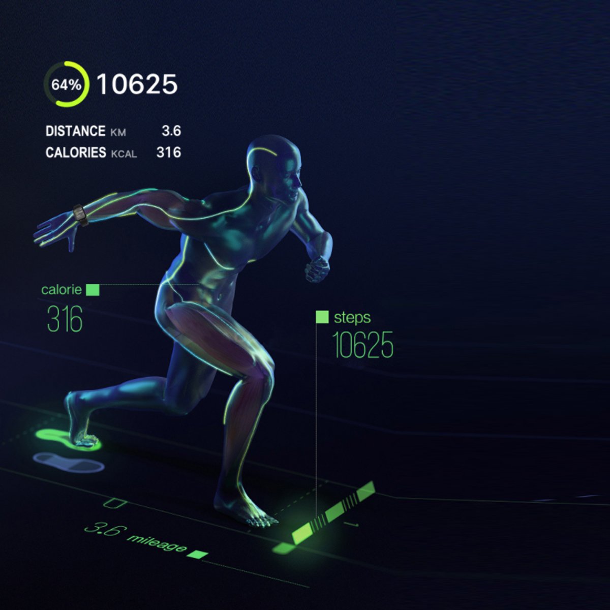 fachgo | Smart Fit Total Wellness And Sports Activity Watch