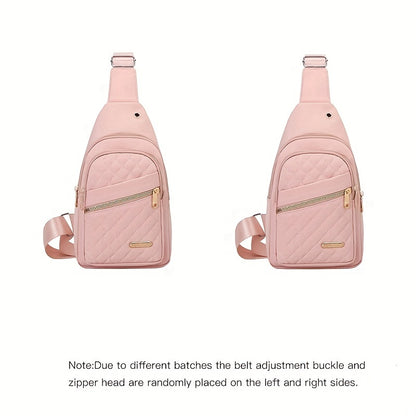 fachgo | Women’s Large Capacity Chest Crossbody Bag