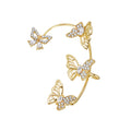 Butterfly Earrings for Women Silver Plated Rhinestone Jewelry