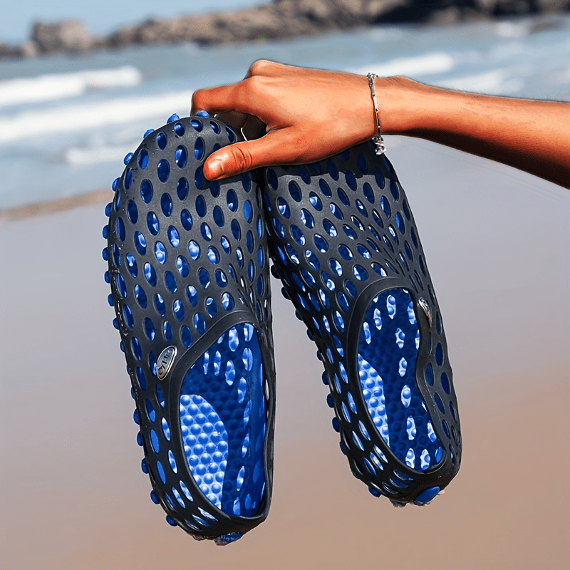 fachgo | Breathable Unisex Garden Sandals - Non-Slip Summer Slides with Round Toe Design, Perfect for Outdoor Couples Wear