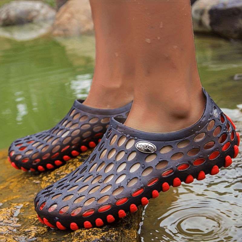 fachgo | Breathable Unisex Garden Sandals - Non-Slip Summer Slides with Round Toe Design, Perfect for Outdoor Couples Wear