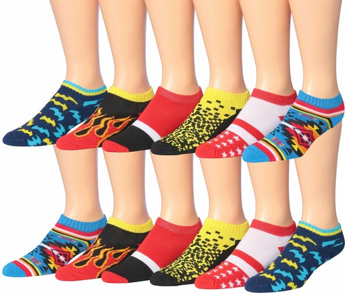 fachgo | James Fiallo Men's 12-Pairs Performance Low Cut Athletic Sport Socks