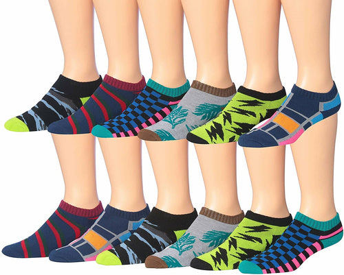 fachgo | James Fiallo Men's 12-Pairs Performance Low Cut Athletic Sport Socks