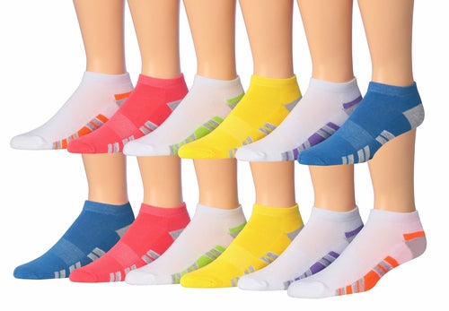 fachgo | James Fiallo Men's 12-Pairs Performance Low Cut Athletic Sport Socks