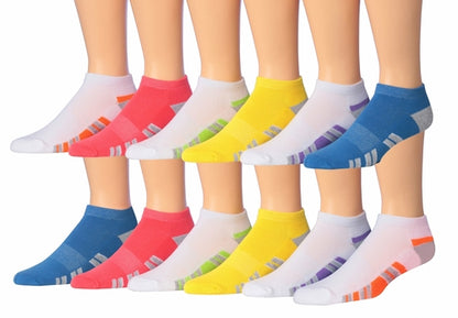 fachgo | James Fiallo Men's 12-Pairs Performance Low Cut Athletic Sport Socks