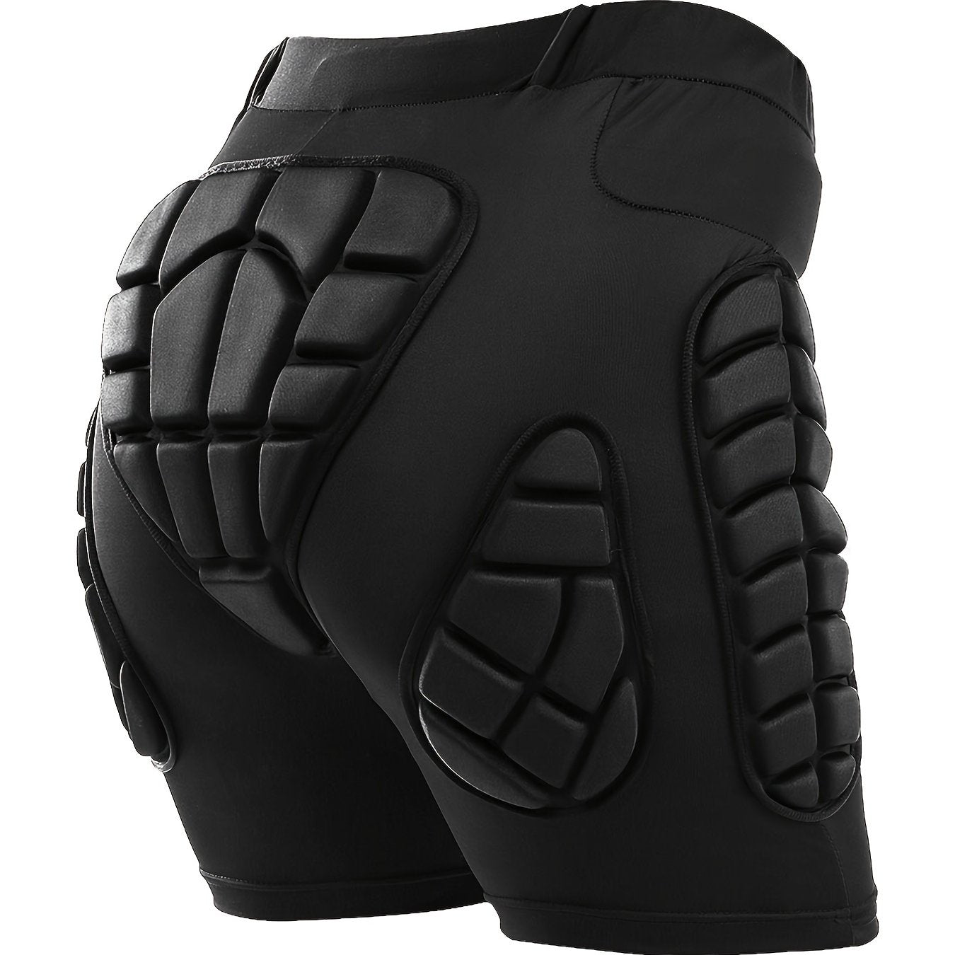 fachgo | VEPAUS Breathable 3D Padded Shorts for Ice Hockey, Snowboarding, Gymnastics, Roller Skating - Moisture Wicking, Flexible, High Stretch Polyester Knit Fabric, Regular Fit, Four Seasons Sports Gear
