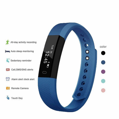 fachgo | SmartFit Slim Activity Tracker And Monitor Smart Watch With FREE Extra
