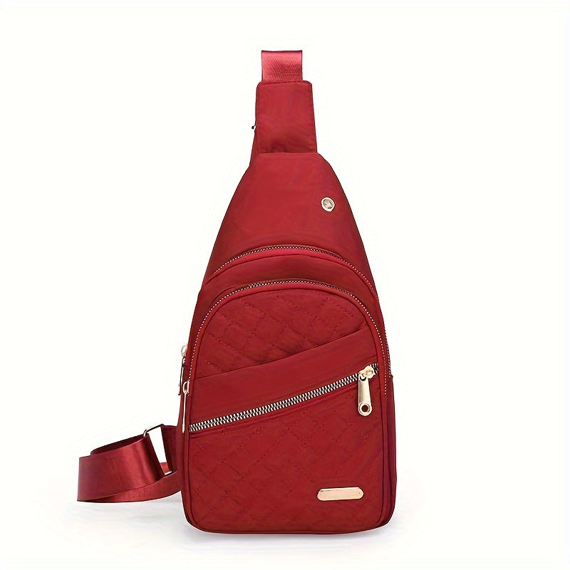 fachgo | Women’s Large Capacity Chest Crossbody Bag