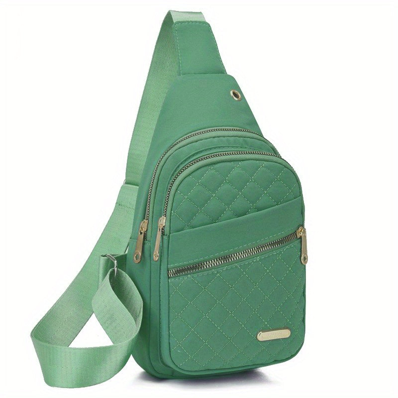 fachgo | Women’s Large Capacity Chest Crossbody Bag