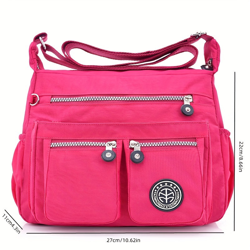 fachgo | Women’s Lightweight Nylon Crossbody Bag