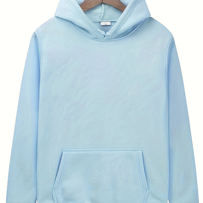 fachgo | Men's Solid Color Hoodies, Casual Loose Fit Drawstring Hooded Sweatshirt With Pocket Best Sellers