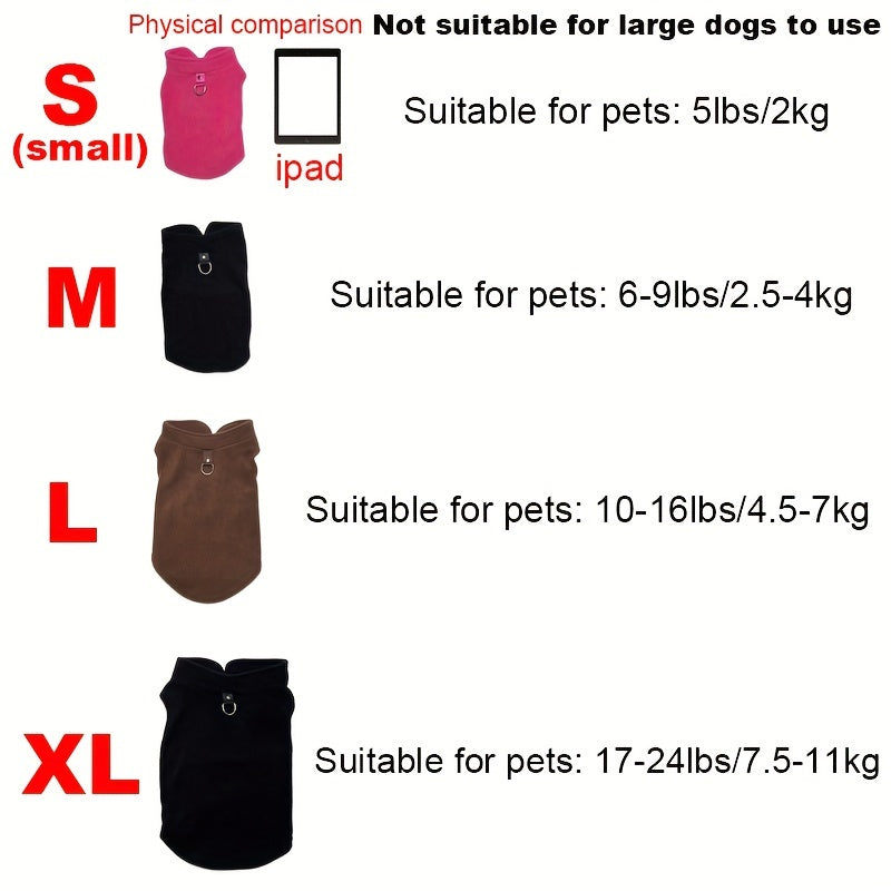 fachgo | Winter Soft Fleece Pet Dog Clothes Puppy Clothing French Bulldog Coat Pug Costumes Jacket For Small