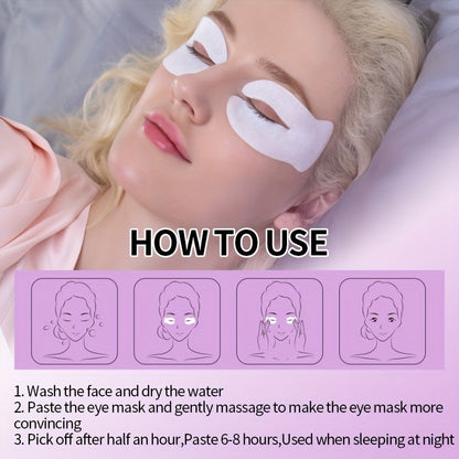 fachgo | ILISYA C Circulating Eye Mask - 5 Pairs, Moisturizing and Firm, Suitable for a Variety of Skin Types, Containing Niacinamide and Hyaluronic Acid, Moisturizing Eye Skin, Eye Care, Make Skin Smooth and Tender