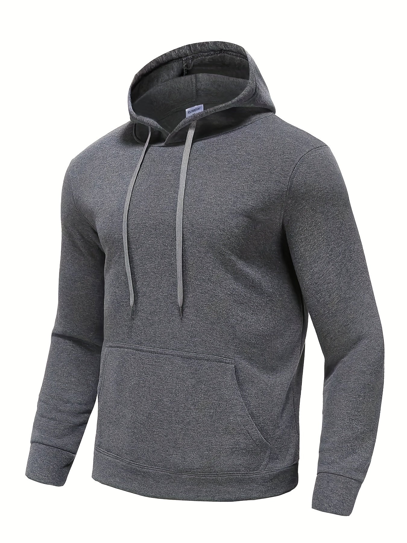 fachgo | Men's Solid Color Hoodies, Casual Loose Fit Drawstring Hooded Sweatshirt With Pocket Best Sellers