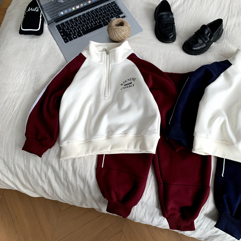 Boys' autumn two-piece sportswear set