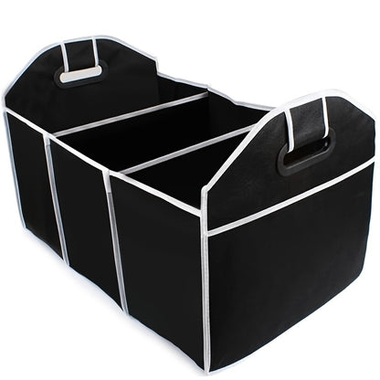 fachgo | Car Trunk Cargo Storage Bag, Foldable Black Storage Box For Car And Trunk