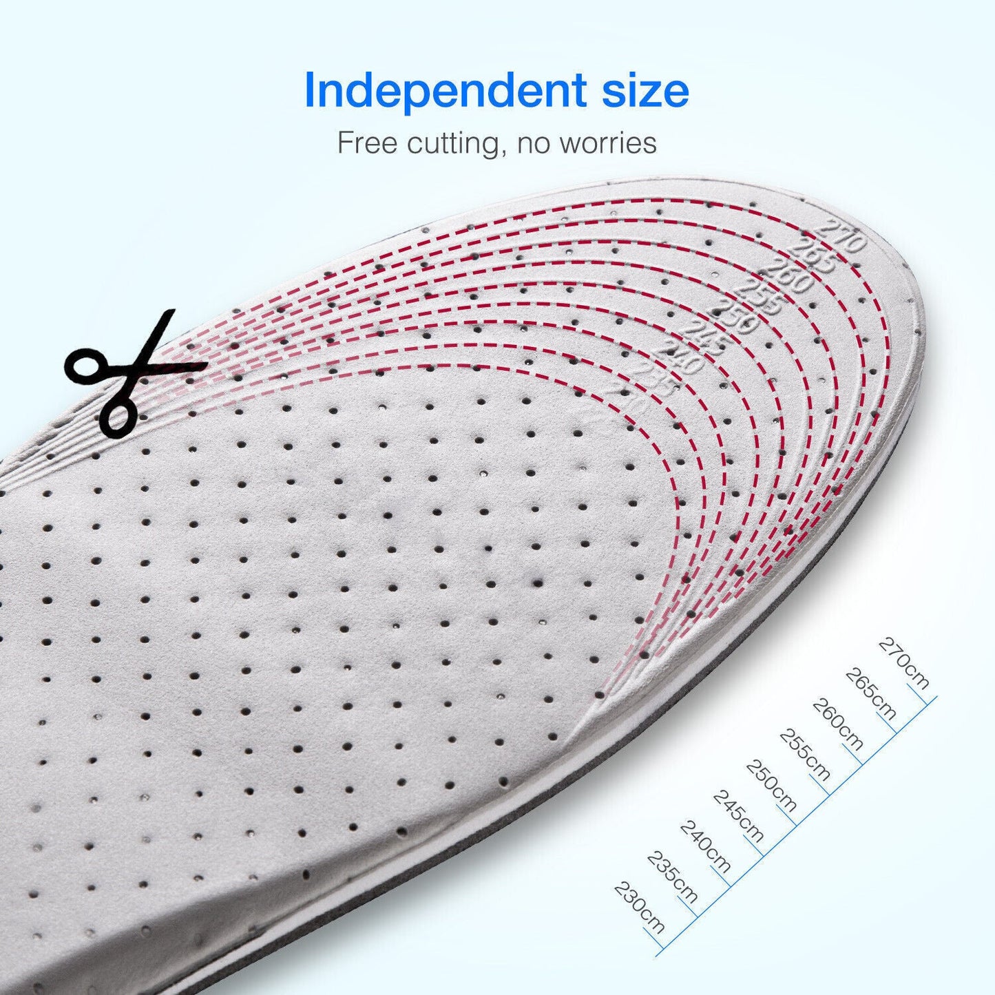 fachgo | Men Women Invisible Height Increase Insoles Heel Lift Taller Shoe