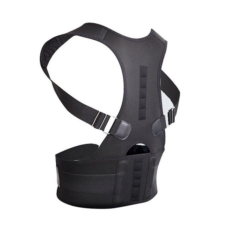 fachgo | Posture Corrector Support Magnetic Back Shoulder Brace Belt Band For