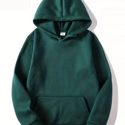 fachgo | Men's Solid Color Hoodies, Casual Loose Fit Drawstring Hooded Sweatshirt With Pocket Best Sellers