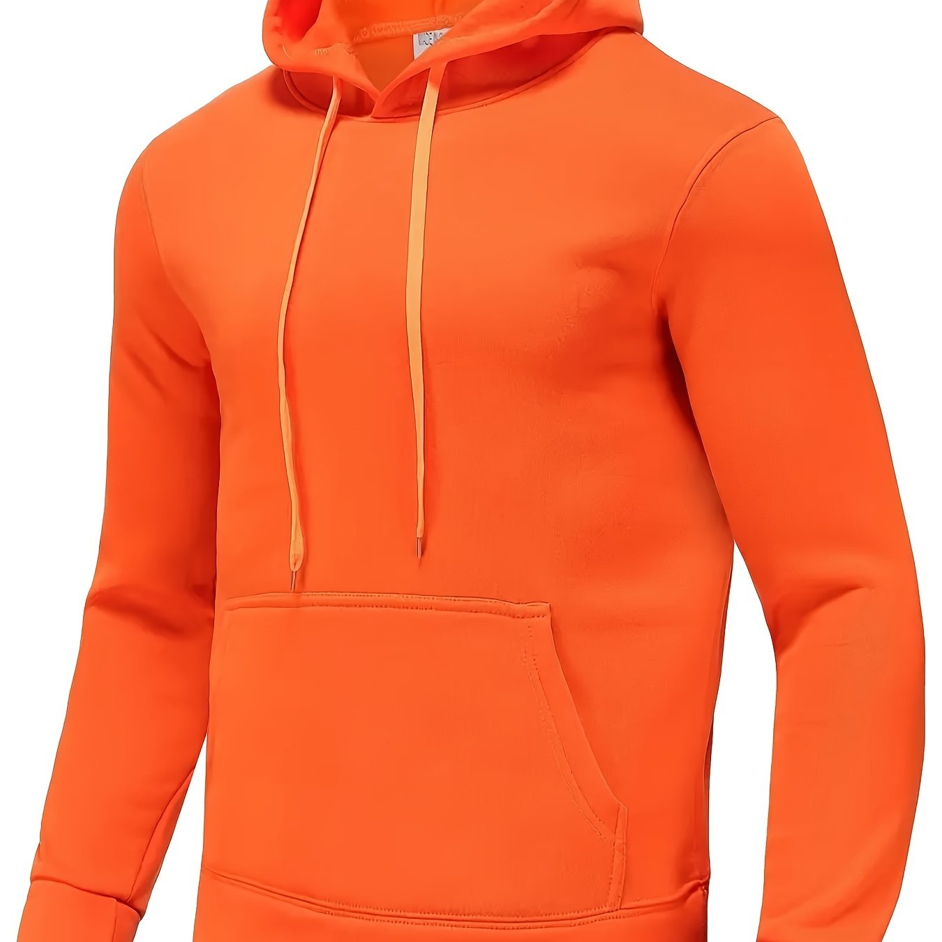 fachgo | Men's Solid Color Hoodies, Casual Loose Fit Drawstring Hooded Sweatshirt With Pocket Best Sellers