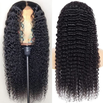 fachgo | Front Lace Human Hair Wig Deep Wave Human Wigs