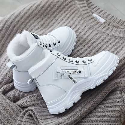 fachgo | Women’s Fleece-Lined Winter Ankle Boots