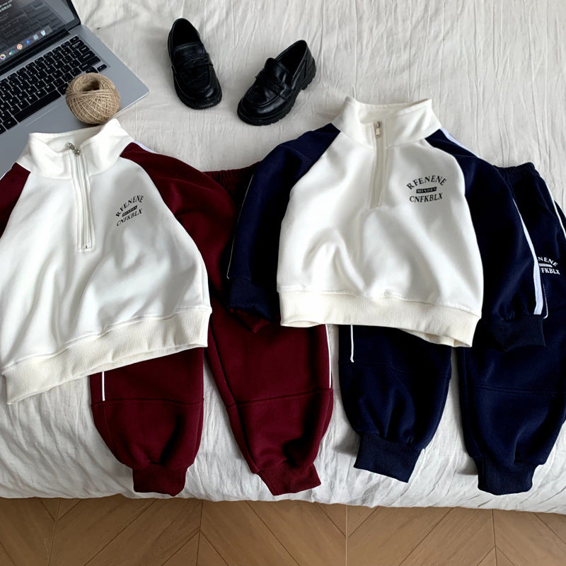 Boys' autumn two-piece sportswear set