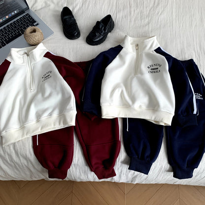 Boys' autumn two-piece sportswear set